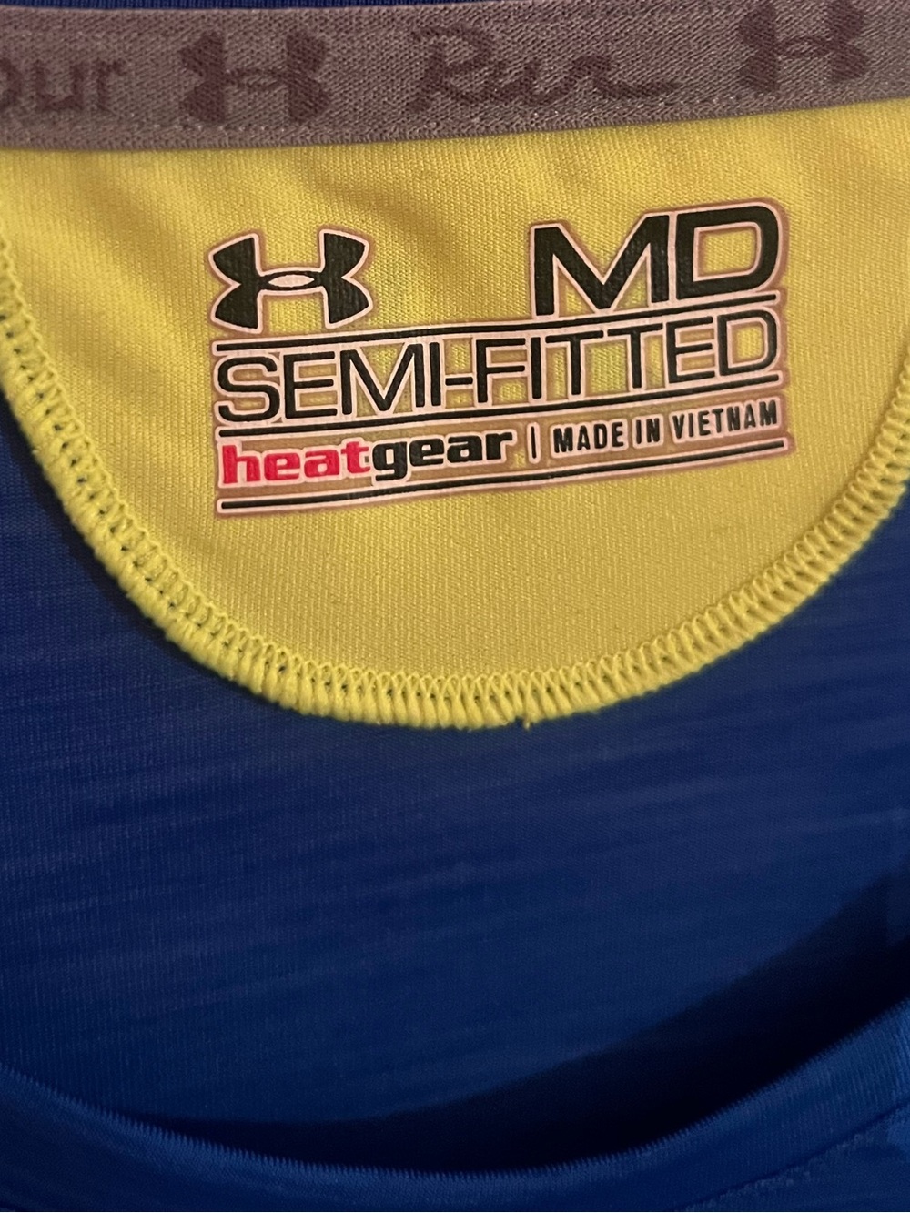 Under Armour Women’s Long Sleeve Performance Crew - Royal Blue - Picture 2 of 4